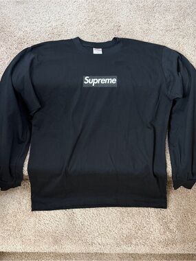 Supreme | Shirts | Supreme Box Logo Long Sleeve Tee Black | Poshmark